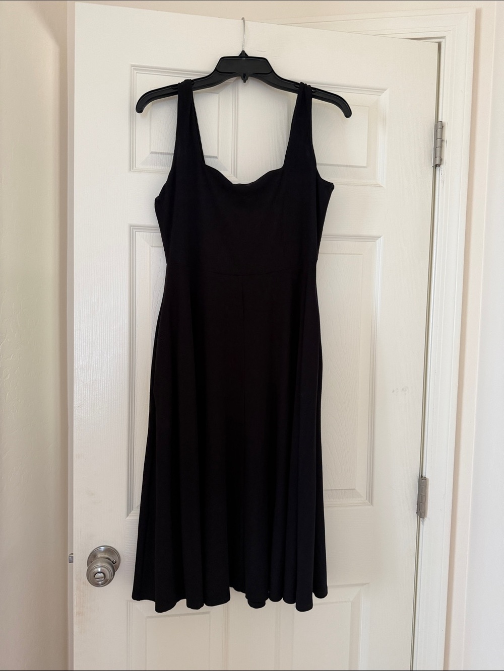 Classic Black Jersey Dress